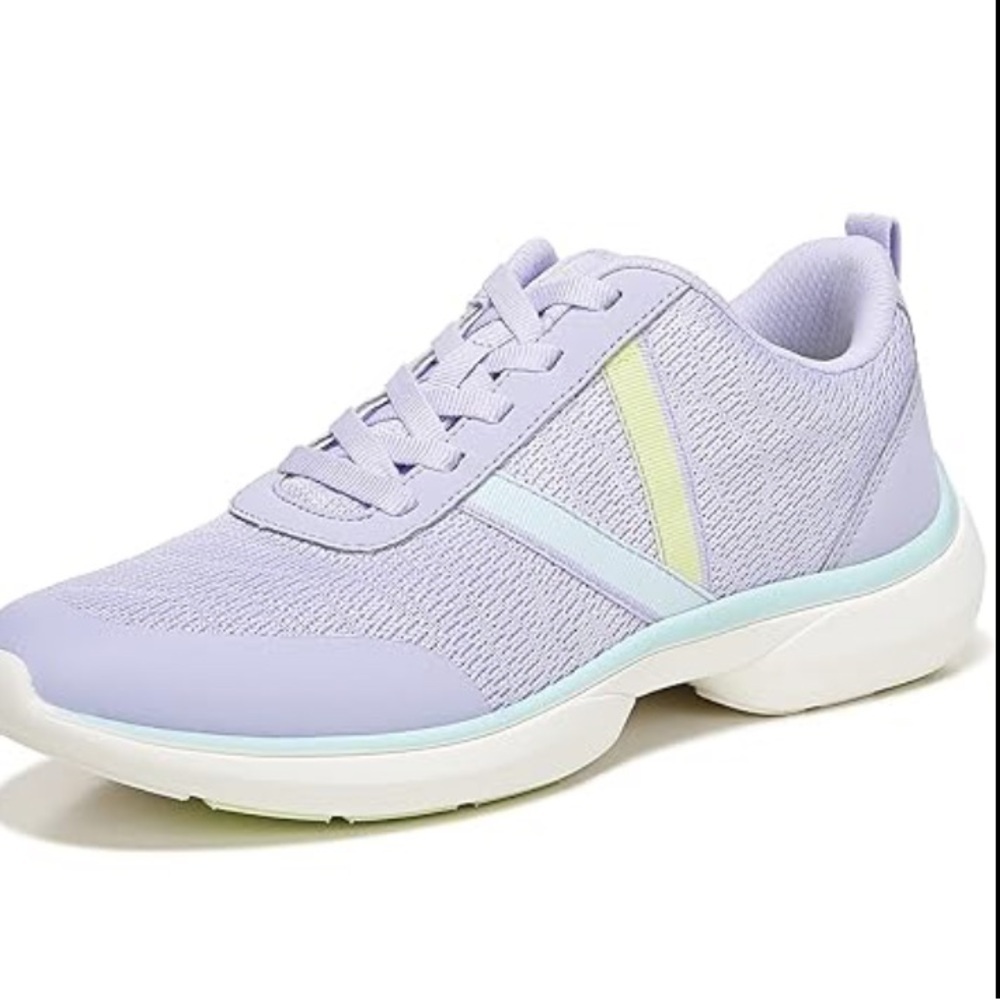 Vionic Fling Purple Green Athletic Shoes Sneakers Lightweight